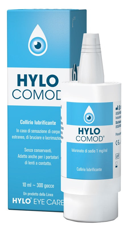 ursapharm hylo comod gocce oculari ialuronato di sodio 01 flaconcino 10 ml