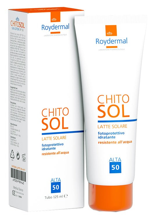 roydermal chitosol latte solare fp 50 125 ml roydermal