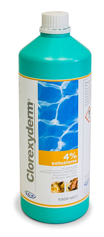 icf clorexyderm soluzione 4 1000 ml clorexyderm ean 8009722000772