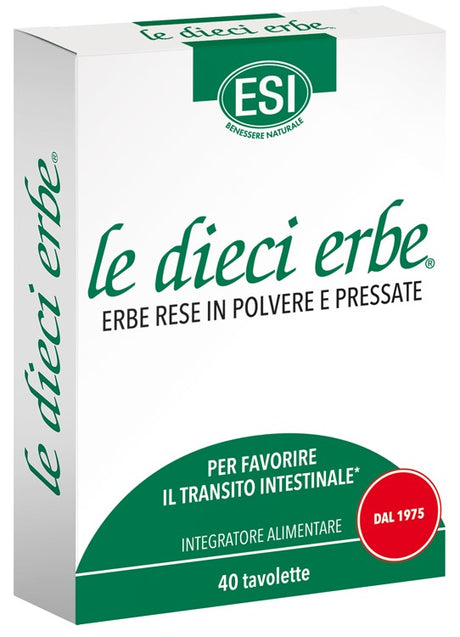 esi esi le dieci erbe 40 tavolette esi ean 8008843004331