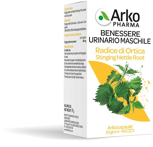 arkofarm arko radice di ortica 45 capsule arkofarm ean 3578831410550