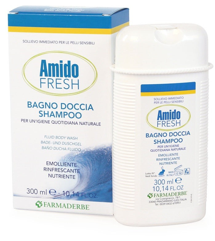 farmaderbe amido fresh bagno doccia shampoo 300 ml farmaderbe ean 8058456780528
