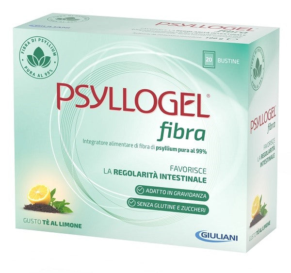 nathura psyllogel fibra te limone 20 bustine psyllogel