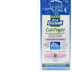 ciccarelli cerotto callifugo con paracallo e alette di fissaggio per calli molli interdigitali igienepiede 6 pezzi ciccarelli ean 8002140117015