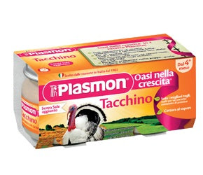plasmon plasmon omogeneizzato tacchino 80 g x 2 pezzi plasmon ean 8001040011492