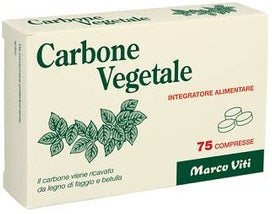 marco viti carbone vegetale 75 compresse marco viti
