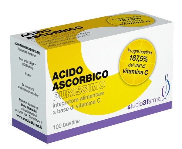 studio 3 farma acido ascorbico 100 bustine