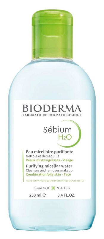 bioderma italia sebium h2o acqua micellare detergente purificante 250 ml bioderma ean 3401572288297