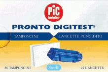 pikdare diagnostica lancette pungidito pic digitest gauge 28 25 pezzi 25 tamponcini assorbenti pic ean 6945630113758