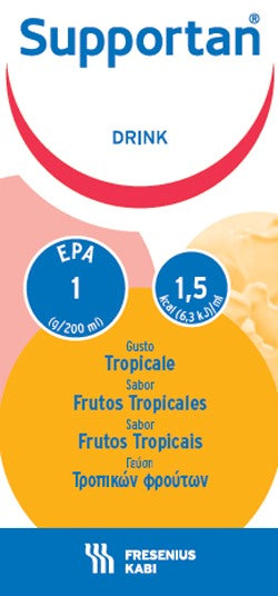 fresenius supportan drink frutti tropicali 4 flaconi x 200 ml ean 4051895042053