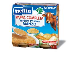 danone nutricia soc ben mellin pappa completa manzo 250 g 2 pezzi mellin ean 8000050536001