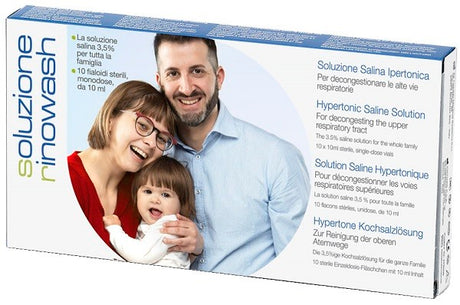 air liquide medical rinowash soluzione salina ipertonica per pulizia naso 10 fiale richiudibili x 10 ml markos mefar ean 8058090011378