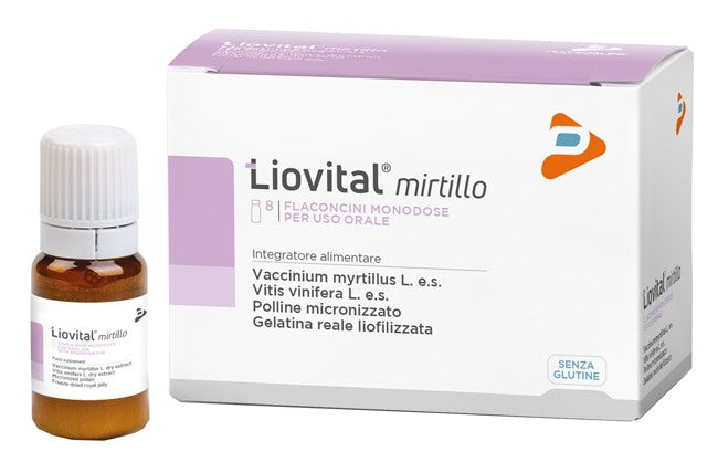pharma line liovital mirtillo 8 flaconcini 10 ml pharma line