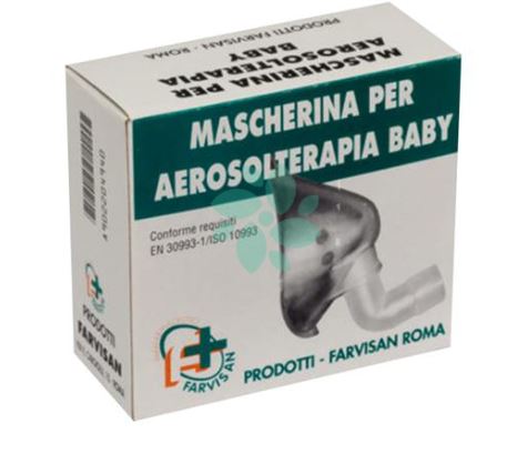farvisan maschera pediatrica ricambio per aerosolterapia farvisan