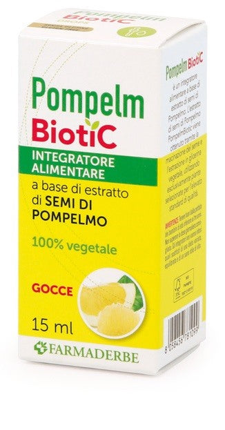 farmaderbe pompelmbiotic gocce 15 ml farmaderbe ean 8058456781099