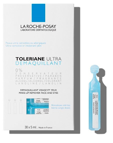 loreal posay toleriane ultra struccanti monodosi 30 x 5 ml la roche posay ean 3433422400047