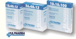 p b pharma srl garza 10x10cm 100 pezzi p b pharma