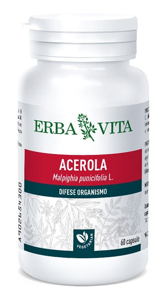 erba vita group acerola 60 capsule 550 mg erba vita ean 0767787925888