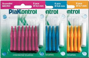 ideco plakkontrol scovolino con manico midi 07 8 pezzi plakkontrol ean 8019029000429