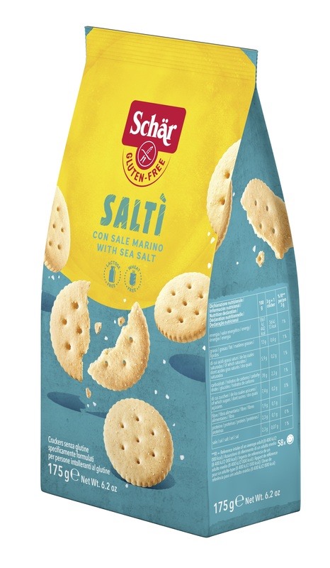 schar due schar salti cracker con sale marino senza lattosio 175 g schar ean 8008698002049