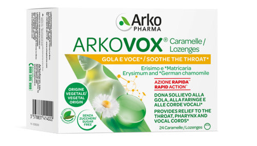 arkofarm arkovox mentaeucalipto 24 caramelle arkofarm ean 3578831414015