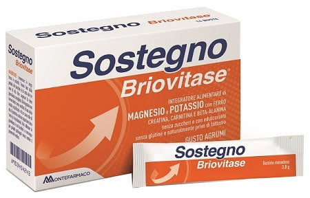 montefarmaco briovitase sostegno 14 bustine monodose briovitase ean 8058363612608