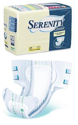serenity pannolone per incontinenza a mutandina serenity classic formato super taglia large 30 pezzi serenity ean 8003670229131