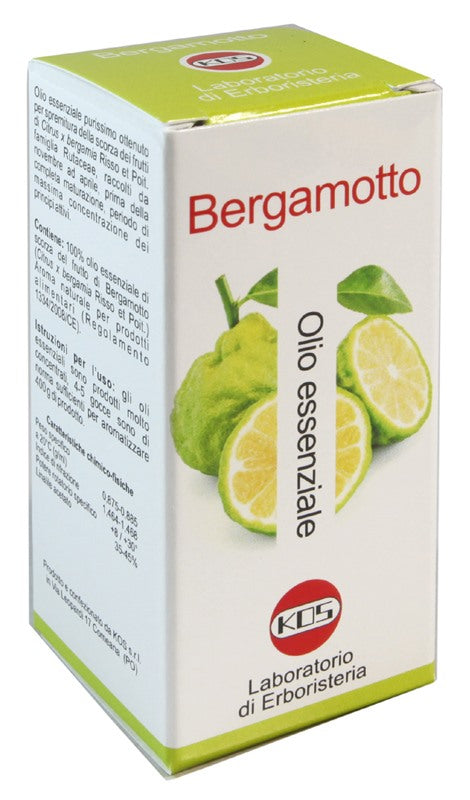 kos bergamotto olio essenziale aroma naturale per prodotto alimentare 20 ml