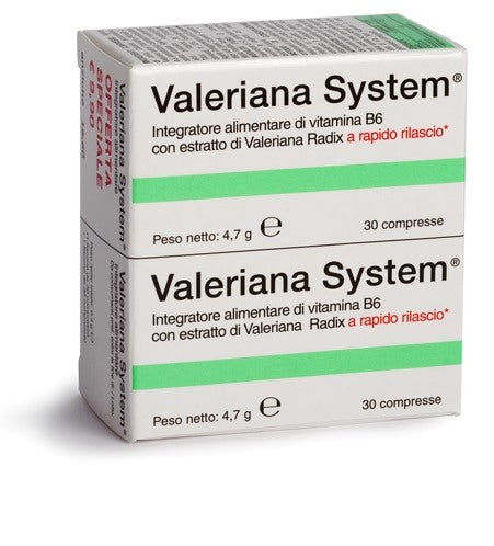 fidia healthcare valeriana system 30 compresse 30 compresse valeriana system ean 8054529510405