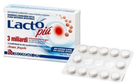 recordati otc lacto piu 3 miliardi 12 compresse lacto ean 8025288003583