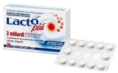 recordati otc lacto piu 3 miliardi 12 compresse lacto ean 8025288003583