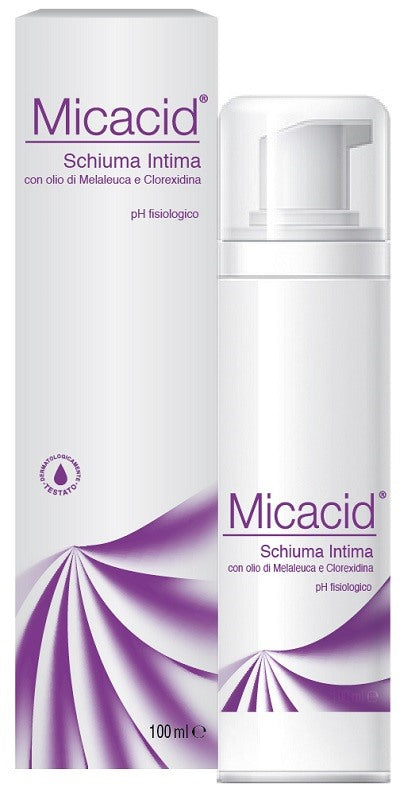 adl farmaceutici micacid schiuma intima 100 ml adl