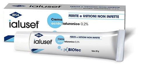 ibsa farmaceutici ialuset crema ferite e ustioni non infette 25 g ialuset ean 8033638955123