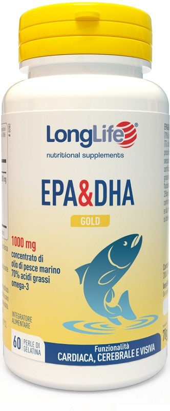 longlife longlife epa dha gold 60 perle long life ean 8054521000973