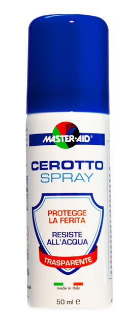 pietrasanta cerotto spray master aid flacone 50ml circa 80 applicazioni master aid ean 8032956140754