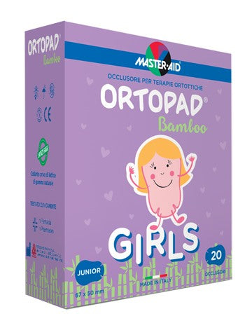 pietrasanta cerotto oculare per ortottica ortopad girls m 54x76 20 pezzi master aid ean 8032956142192
