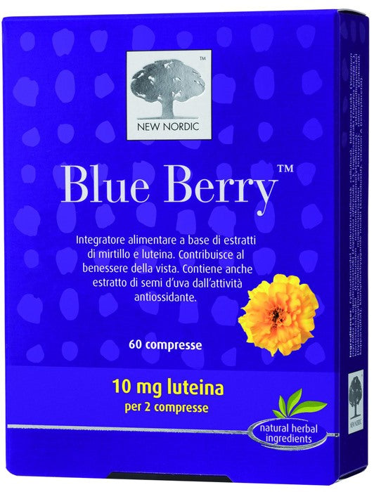 new nordic blue berry 60 compresse new nordic ean 5021807397402