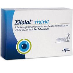 polifarma soluzione oftalmica idratante lubrificante xiloial 20 monodose da 05ml xiloial