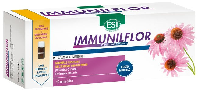 esi esi immunilflor mini drink 12 flaconcini immunilflor ean 8008843007639