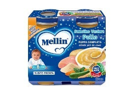 mellin mellin baby cena completa pollo verdure 2 pezzi 200 g mellin ean 8017619123244