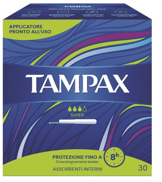 fater femcare tampax blue box super 30 pezzi tampax ean 4015400824725