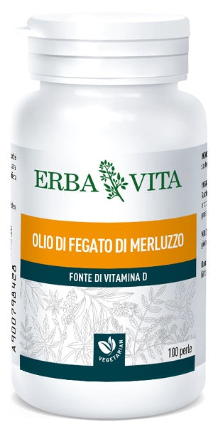 erba vita olio fegato merluzzo 100 perle 453 mg erba vita ean 0767787924775