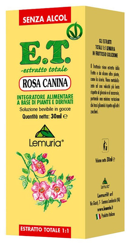 lemuria et estratto totale rosa canina 30 ml senza alcol ean 8028970010135
