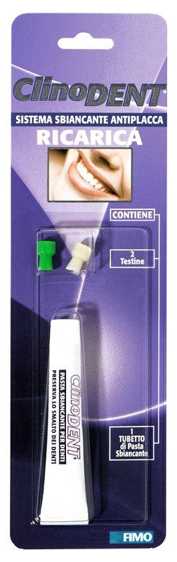fimo clinodent sistema sbiancante professionale ricarica clinodent ean 8028518000598
