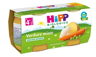 hipp hipp bio hipp bio omogeneizzato verdure miste 2x80 g hipp ean 4062300203358