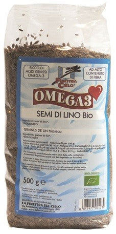 biotobio fsc omega3 semi di lino bio ad alto contenuto di fibra 500 g biotobio ean 8017977004230