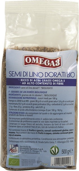 biotobio la finestra sul cielo semi di lino dorati 500 g biotobio ean 8017977004247