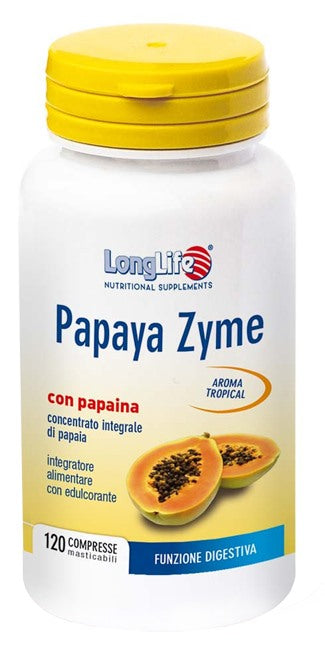 longlife longlife papaya zyme 120 compresse long life ean 8054521001956