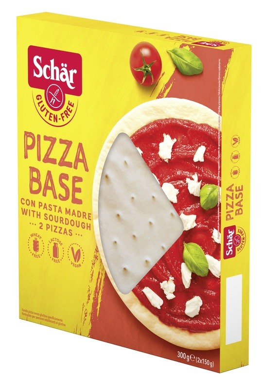 schar uno schar pizza base senza lattosio 2 pezzi da 150 g schar ean 8008698002025