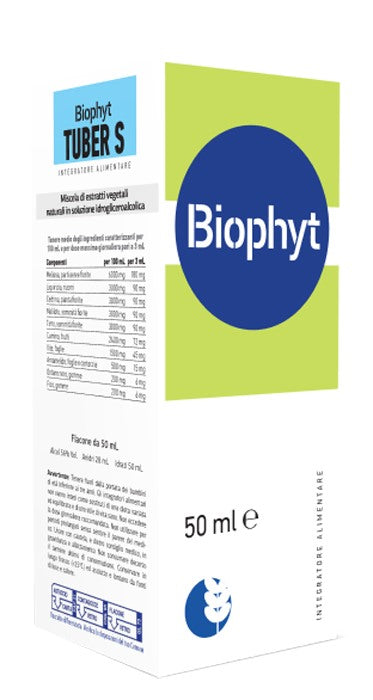 biogroup societa benefit biophyt tuber s 50 ml soluzione idroalcolica